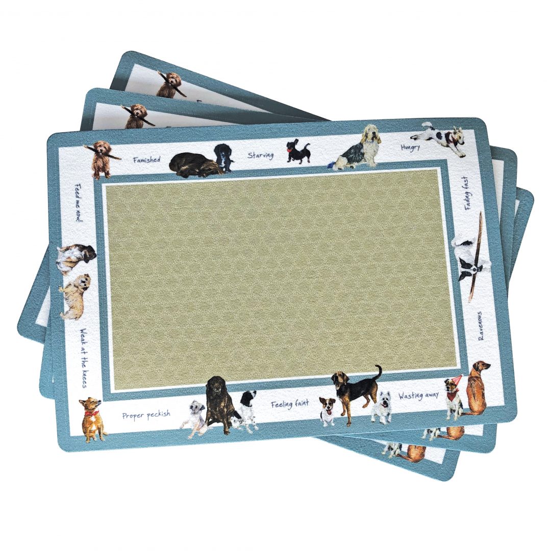 Small Pet Food Mat By Animal Artist And Designer Anna Danielle