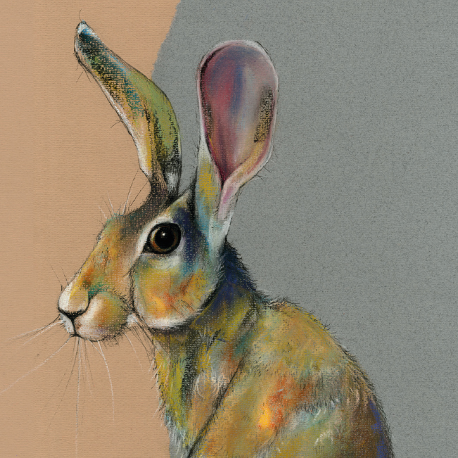 Marjorie The Hare Greeting Card